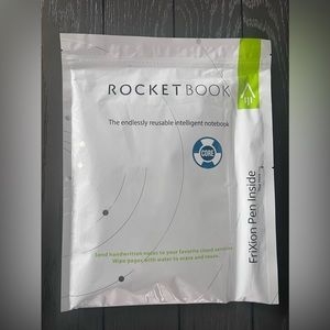 ROCKETBALL Black Dot Grid Core Executive Reusable Intelligent‎ Notebook